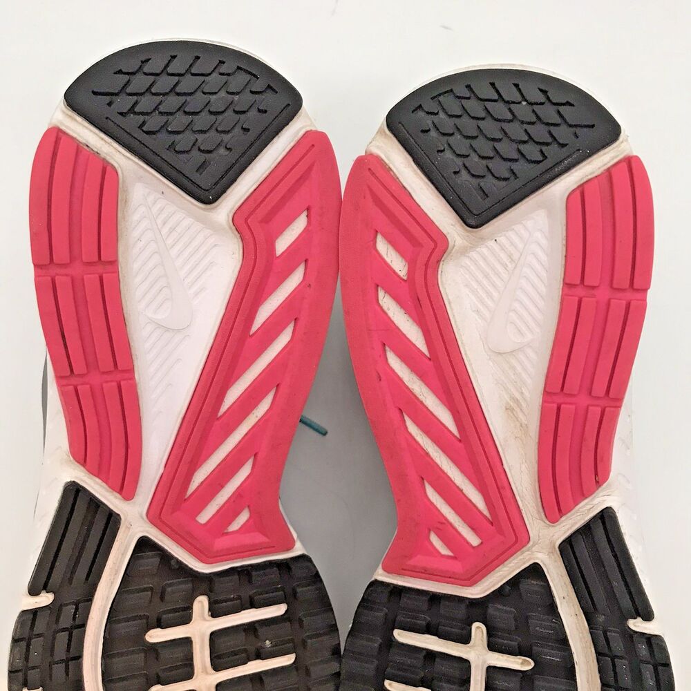 Nike Dart XII Running Shoes 831535-002 Women's 8 Gray Pink Teal Lace Up Sneakers - Picture 11 of 12